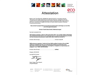 法國室內(nèi)空氣標(biāo)準(zhǔn)測(cè)試報(bào)告（VOC）